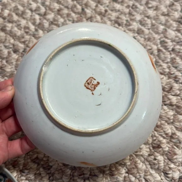 Rare Antique 3 Chinese Porcelain 18c-19c Plates China Antique Kitchen - Picture 4 of 12